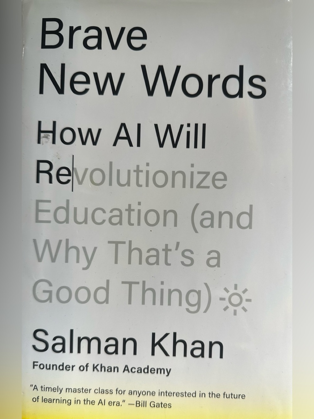 Brave New Words by Salman Khan -  (Used,Hardcover, Very Good Condition)